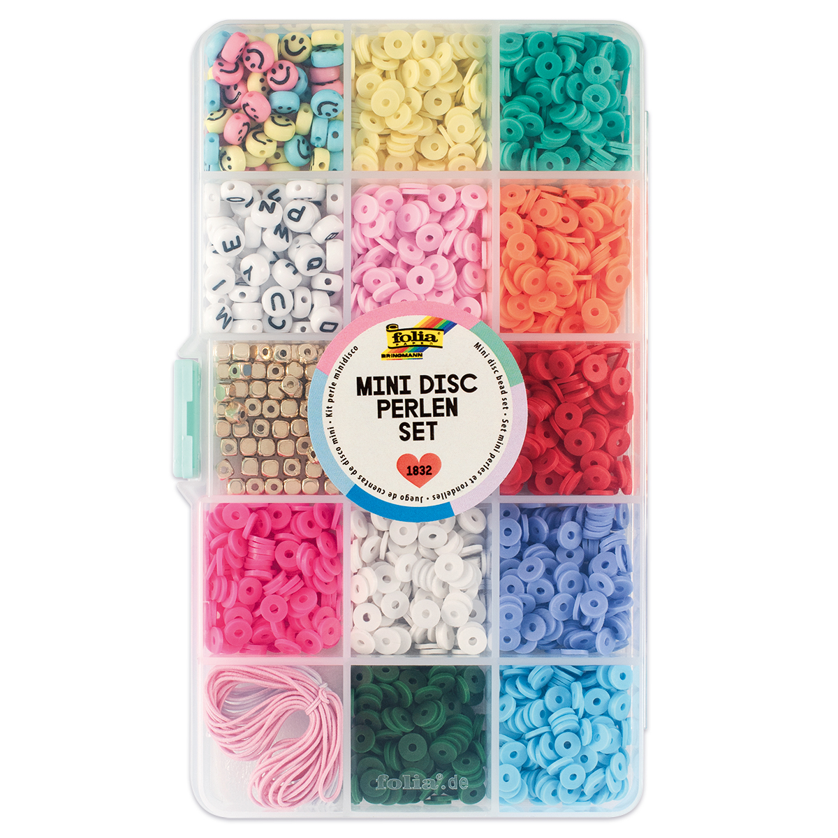 Mini Disc Perlen Set 1.832-teilig