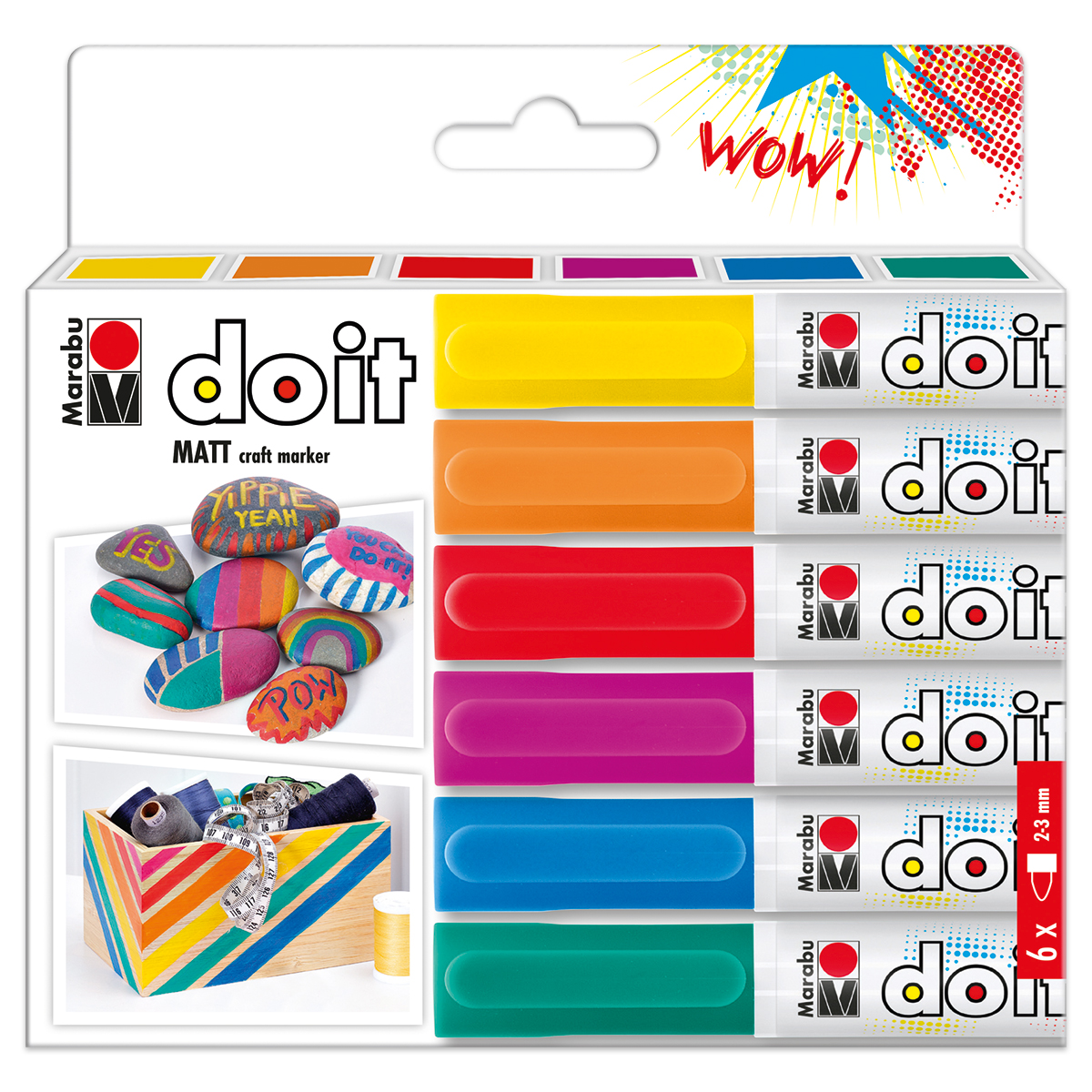 Marabu DO IT Craft Marker 6 St./Farben