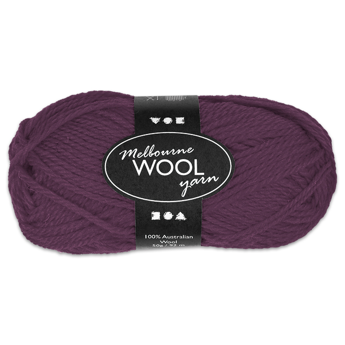 Garn Melbourne Filzwolle 50g lila