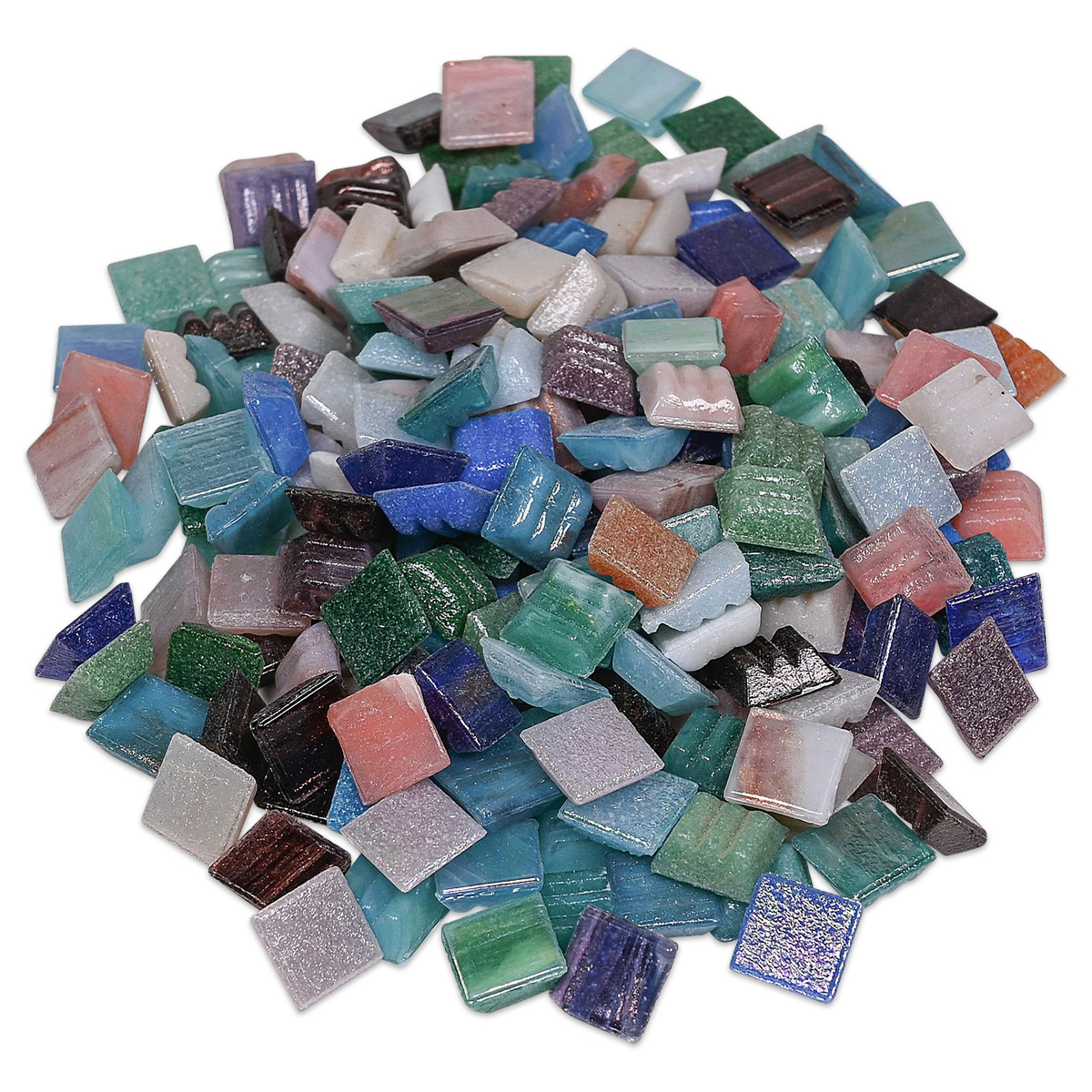 Glasmosaik Joy Deluxe 10x10x4mm 200g bunt mix