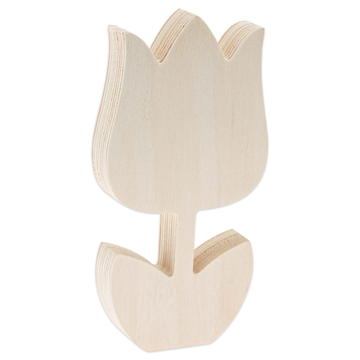 Stehfigur Tulpe 10x2x16cm natur