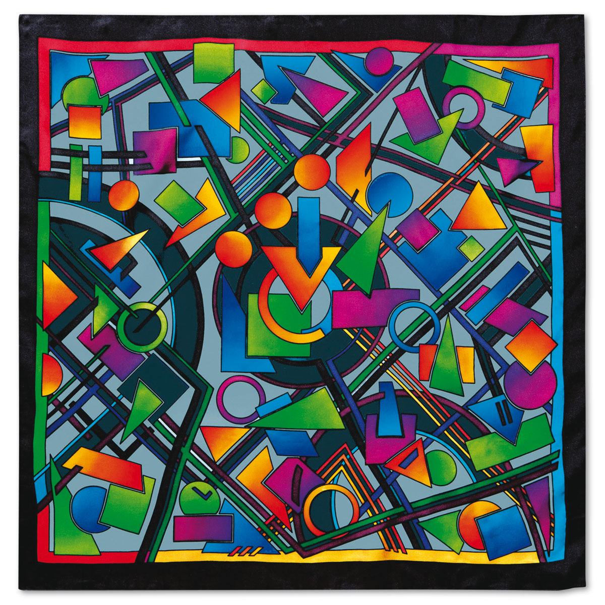 Tuch Gutta schwarz 90x90cm Abstrakt