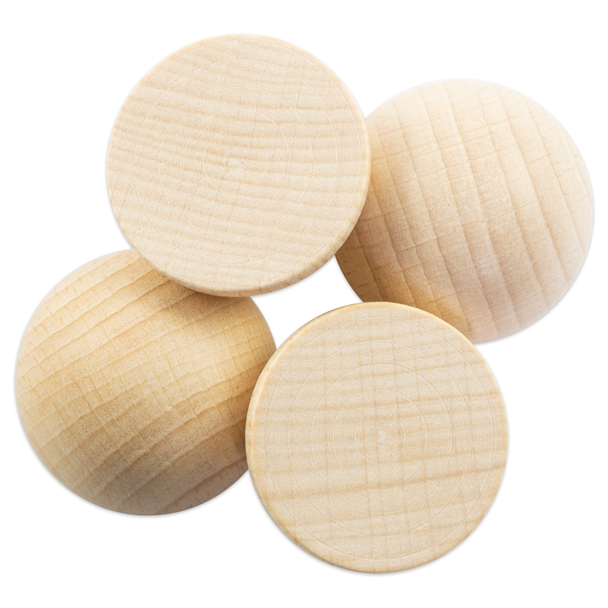 Halbkugeln Holz Ø 30mm 4 St. natur