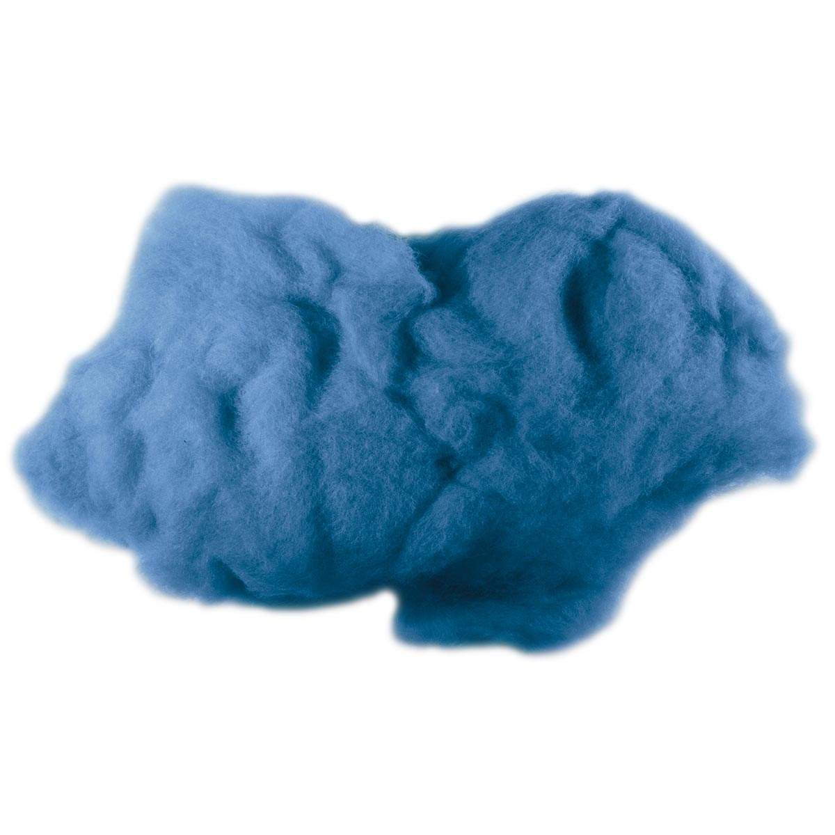 Krempelwolle max. 27mic 100g hellblau