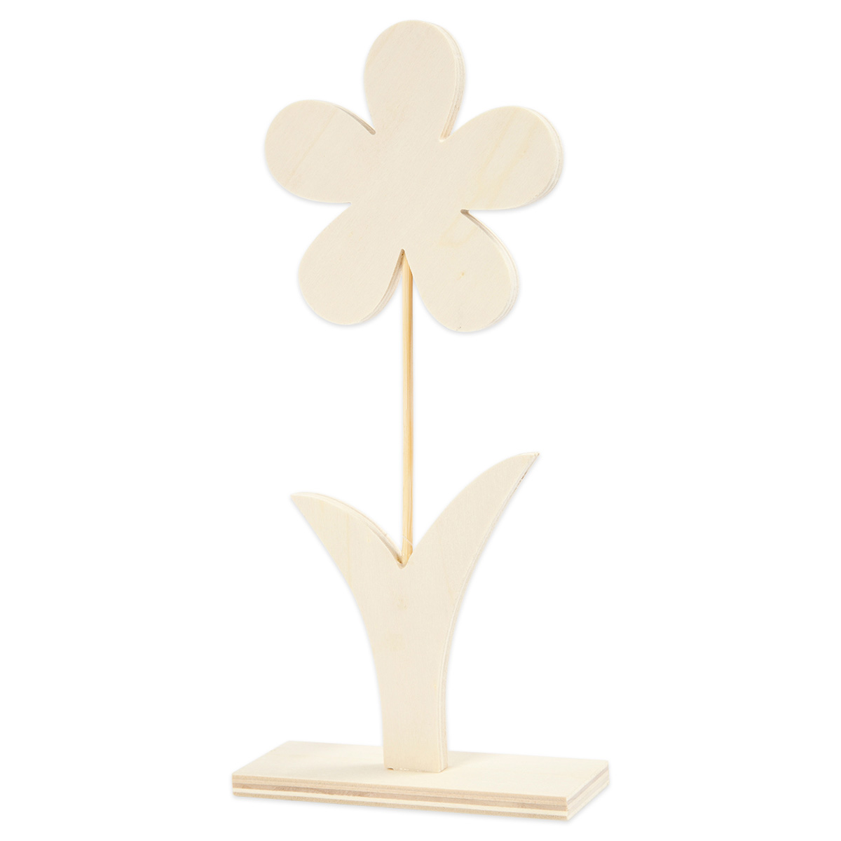 50357931PKTSGfMm4UT4m Stehfigur Blume Holz 10mm ca. 27,5cm hoch