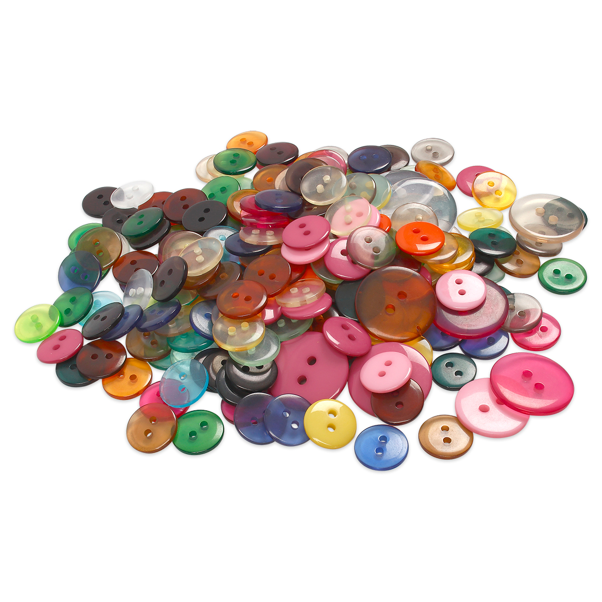 50340381_2xcfz1tyTDZydn Knöpfe-Mix 2 Löcher 12/18/20mm 100 St. bunt