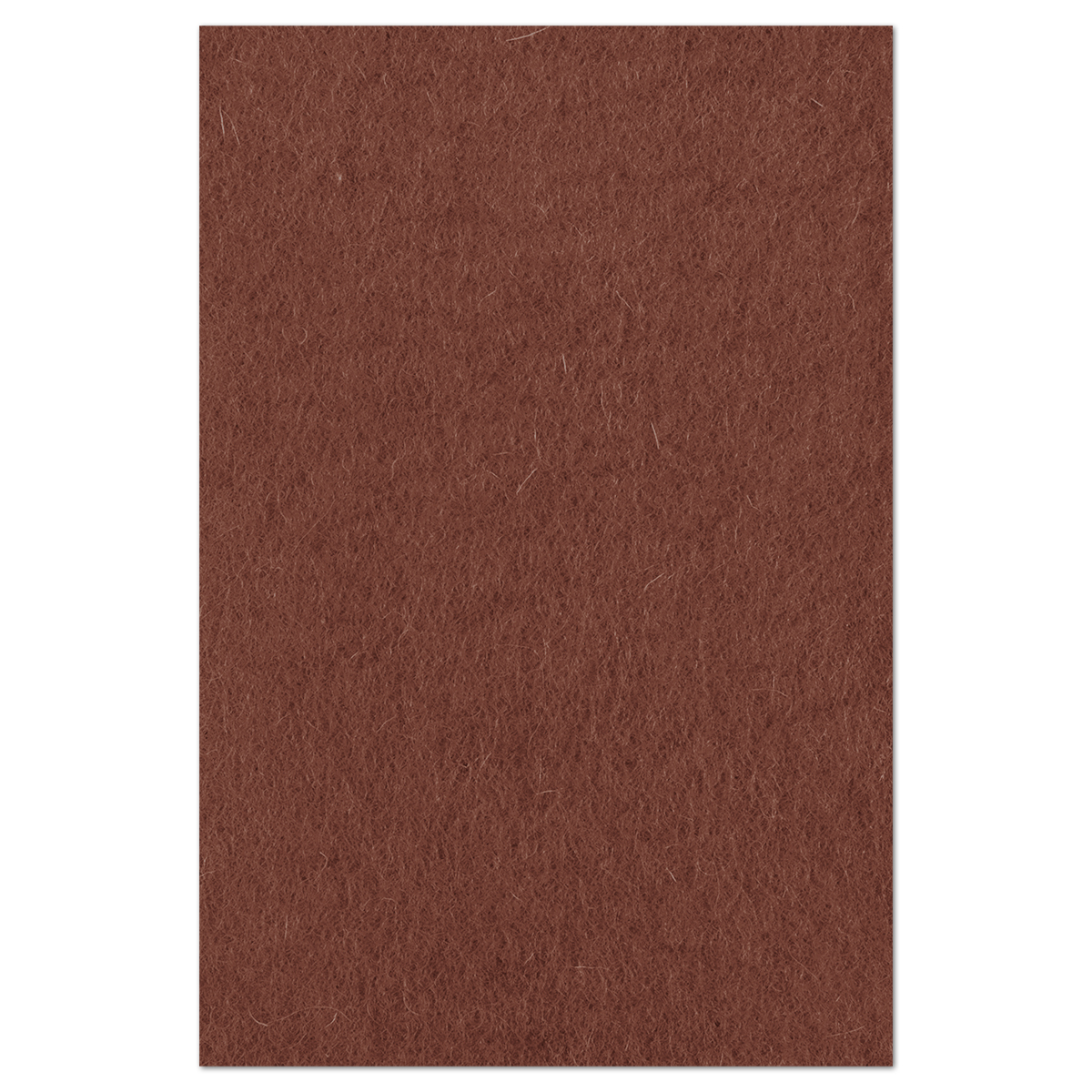 Wollfilz ca. 1-1,2mm 20x30cm braun