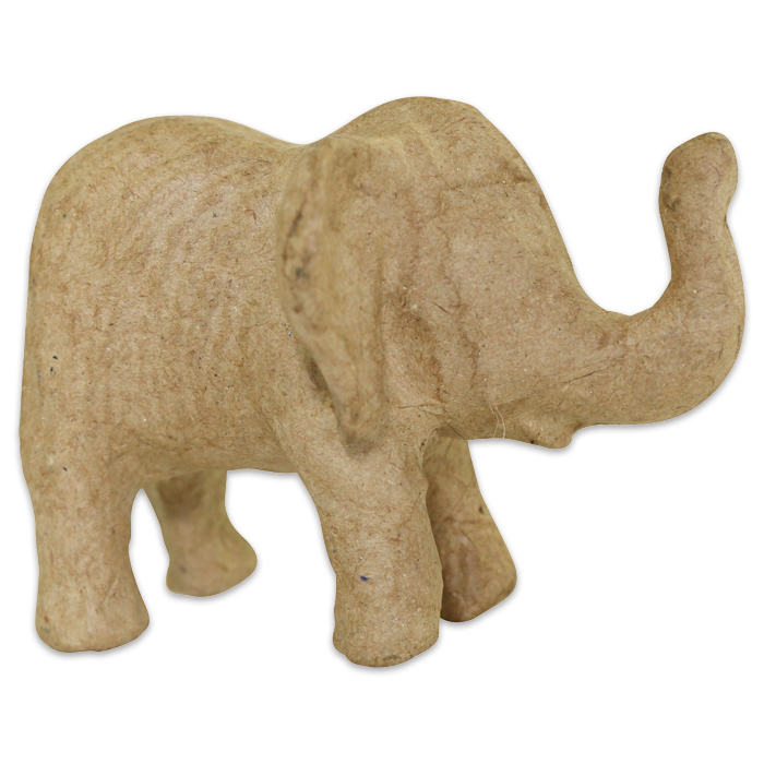 53700152YBammeCTIudpS Elefant Pappmaché 10x8x7cm