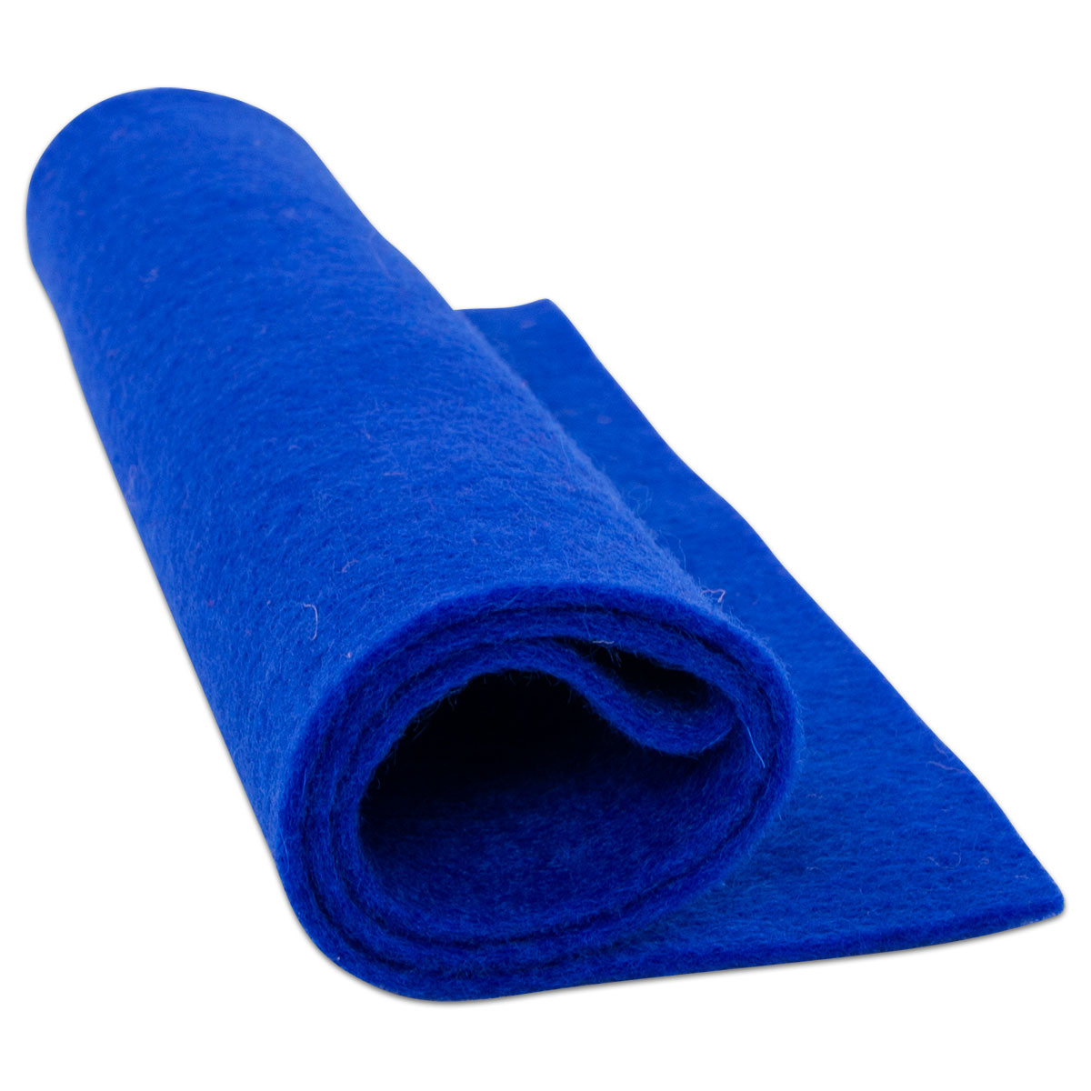 Wollfilz ca. 1-1,2mm 20x30cm blau