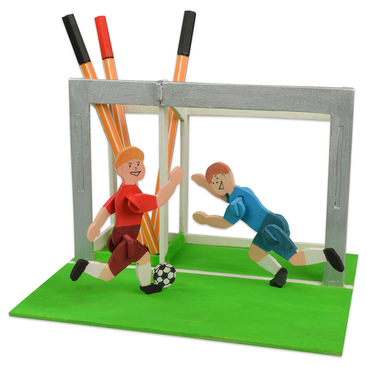 58708404_2DAm9UVevx7psk Holzbausatz Stiftehalter Fußball ca.18x14,5x12,5cm