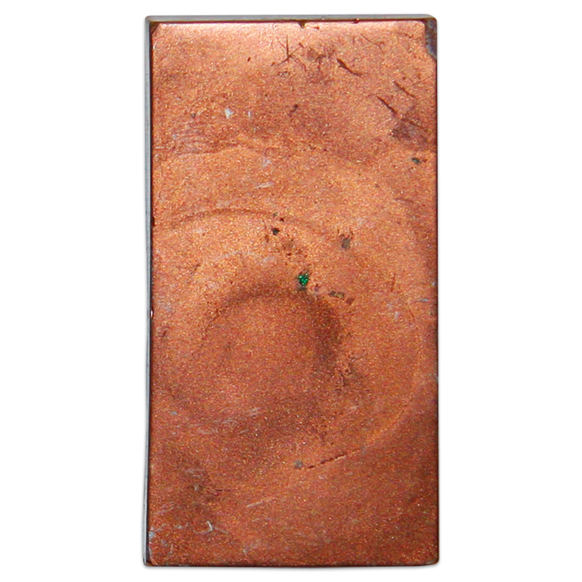 Enkaustik-Metallicfarbe Block 45x25x10mm kupferfarben