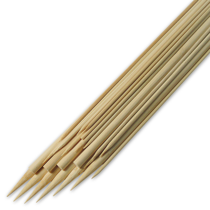 Holzrundstäbe spitz Bambus Ø 3mm 30cm 30 St.