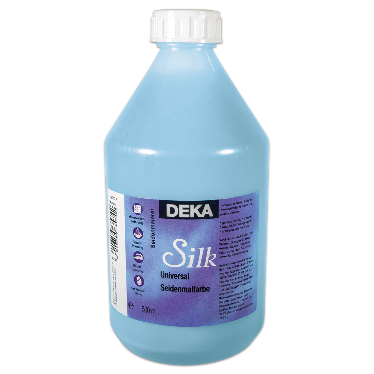 Deka-Silk Seidenmalfarbe 500ml eisblau