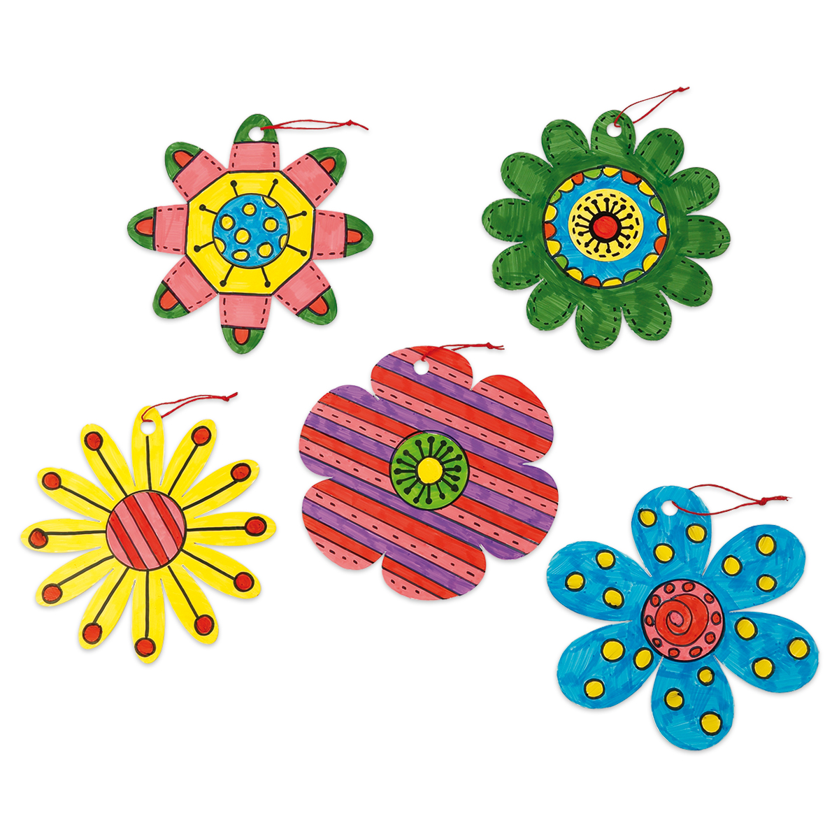 50323313_3 Blumen-Aufhänger Karton 15 St. weiß