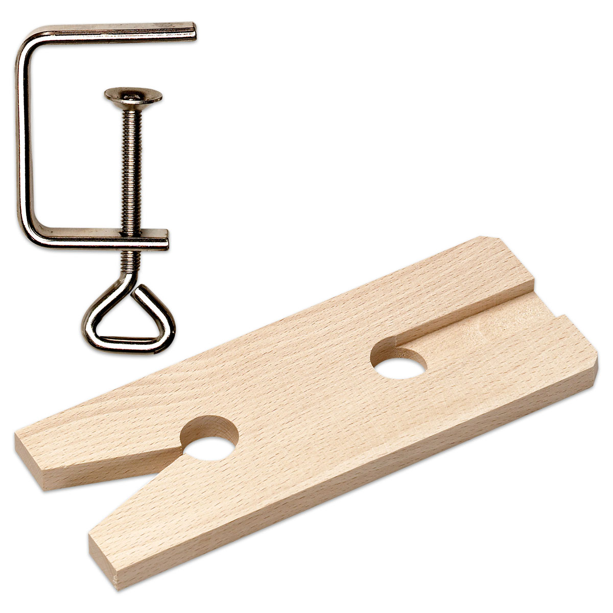 Laubsägetisch 210x65x10mm mit Zwinge