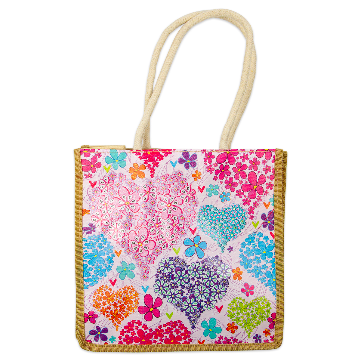 Diamond Painting Creativ-Set Tasche Herzen