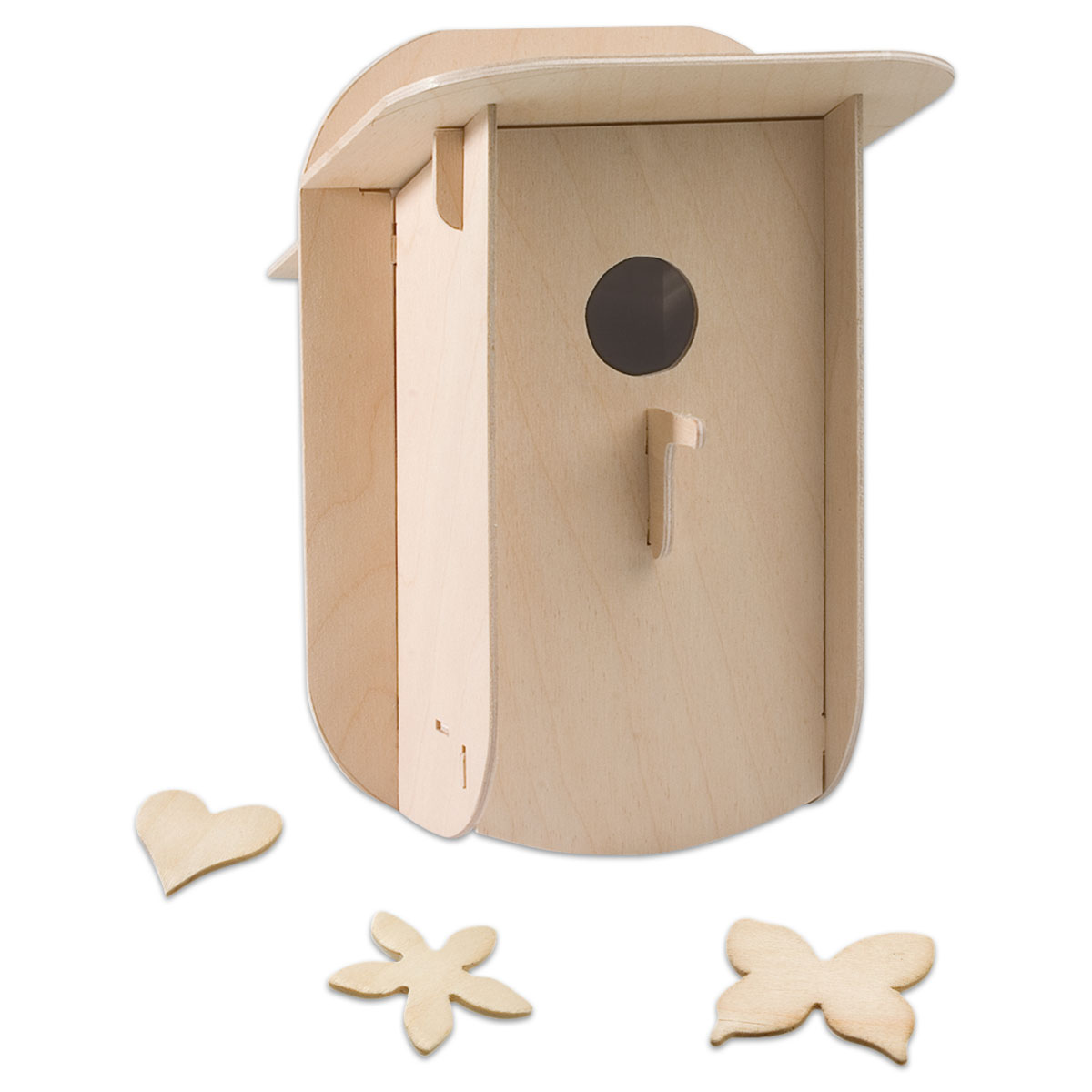 Holzbausatz Nistkasten 14,7x21cm 16 Teile