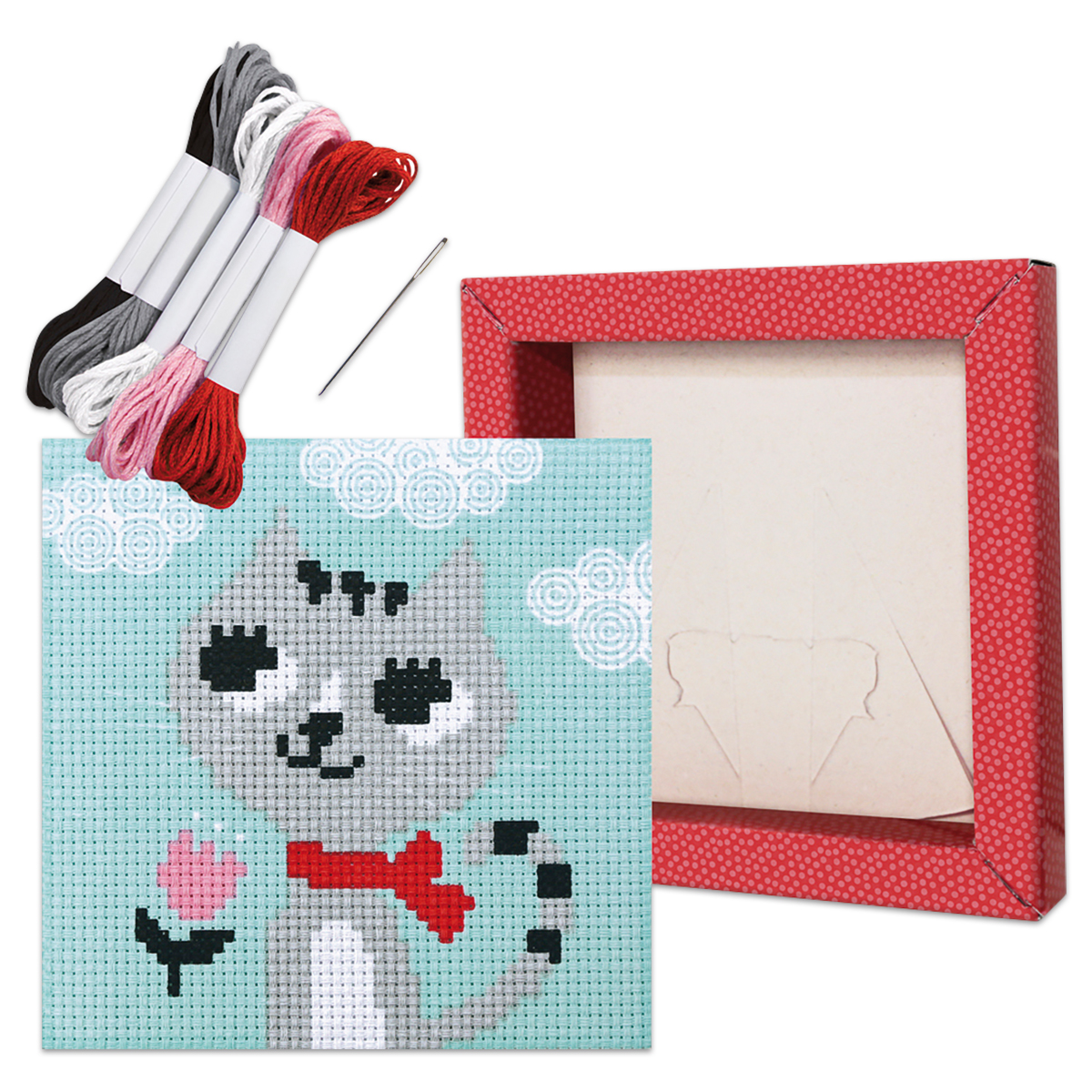 Kreativ Stickset Katze