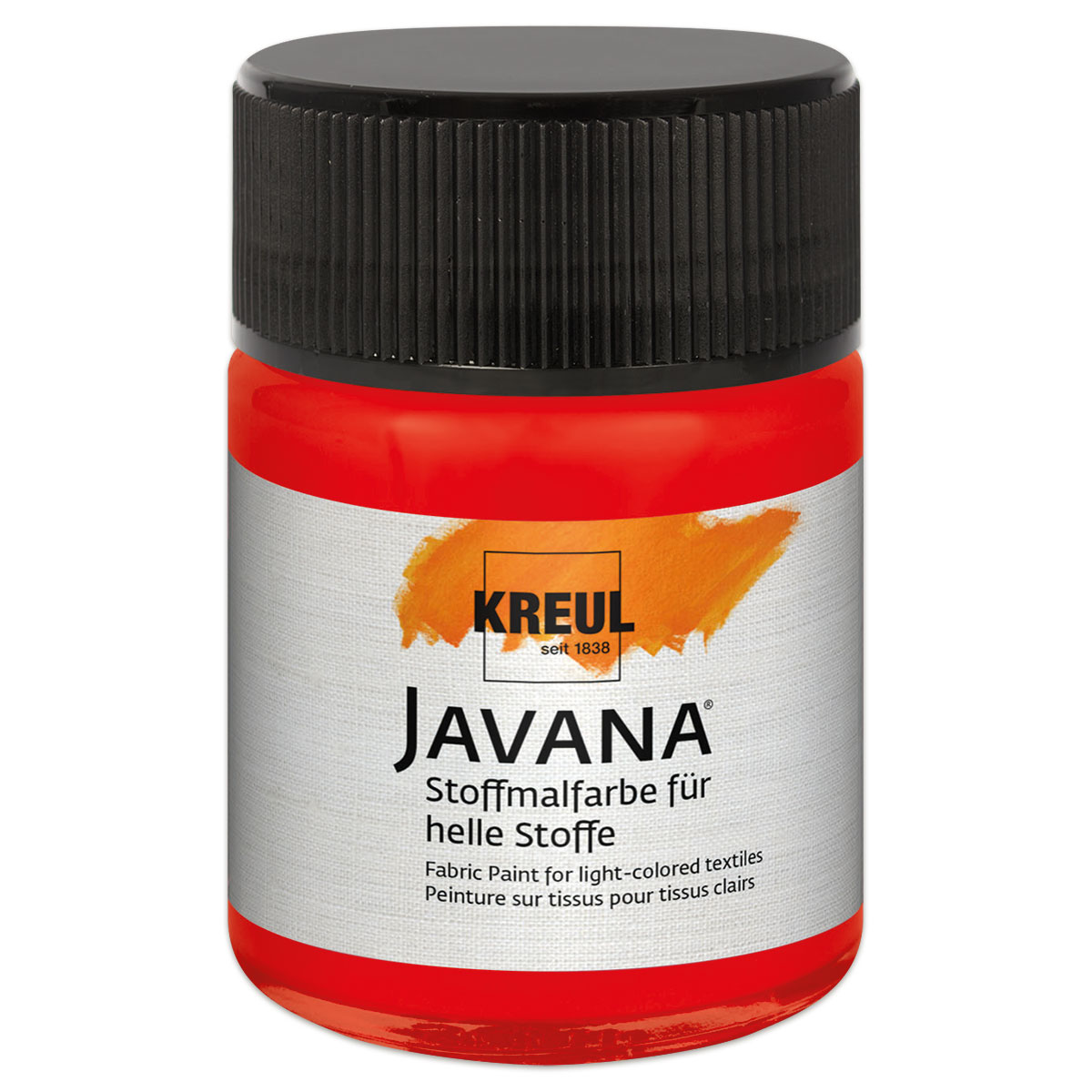 KREUL Javana Stoffmalfarbe helle Stoffe 50ml rot