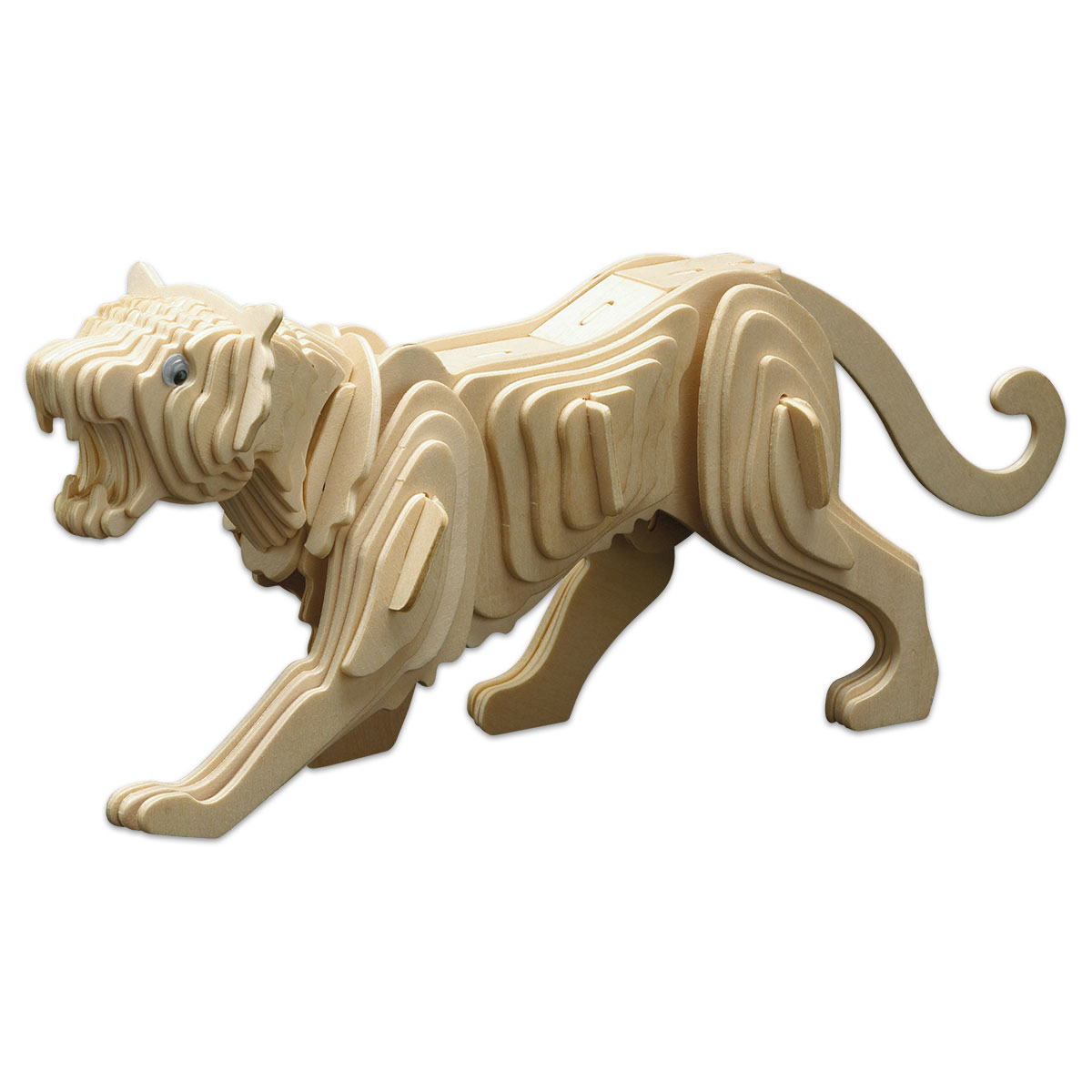 Holzbausatz Tiger 35x15cm 57 Teile