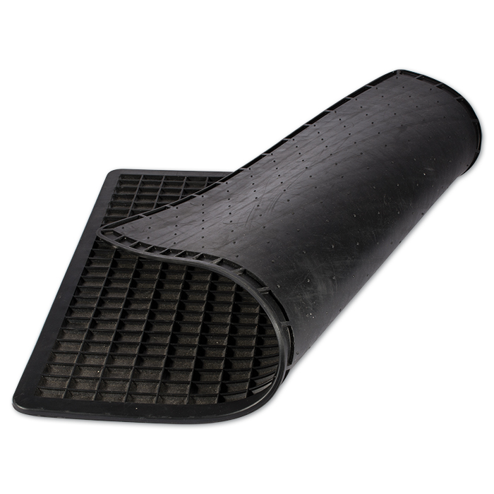 Gummimatte 53x38cm schwarz