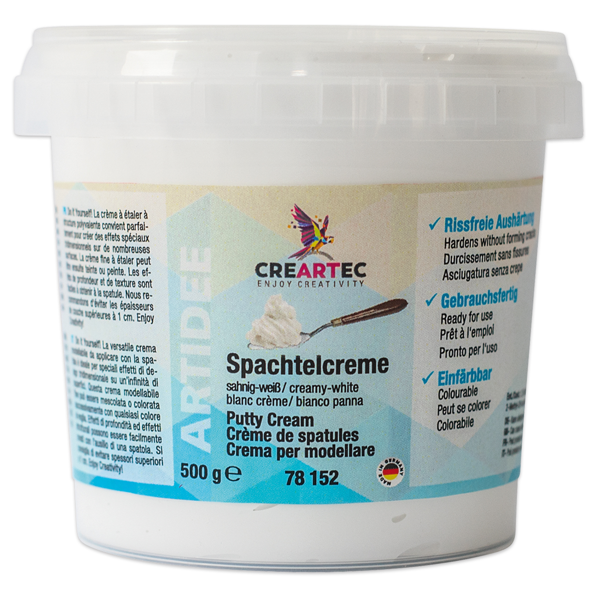 Spachtelcreme 500g sahnig-weiss