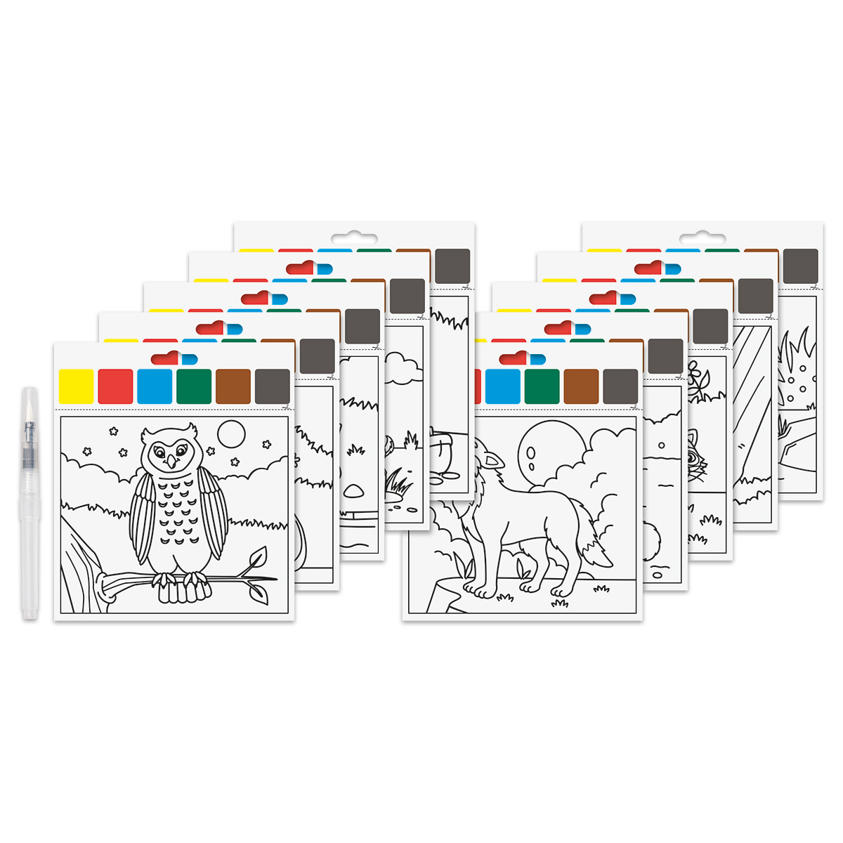 Wasserfarben Mal-Set Waldtiere Wasserfarben Mal-Set Waldtiere