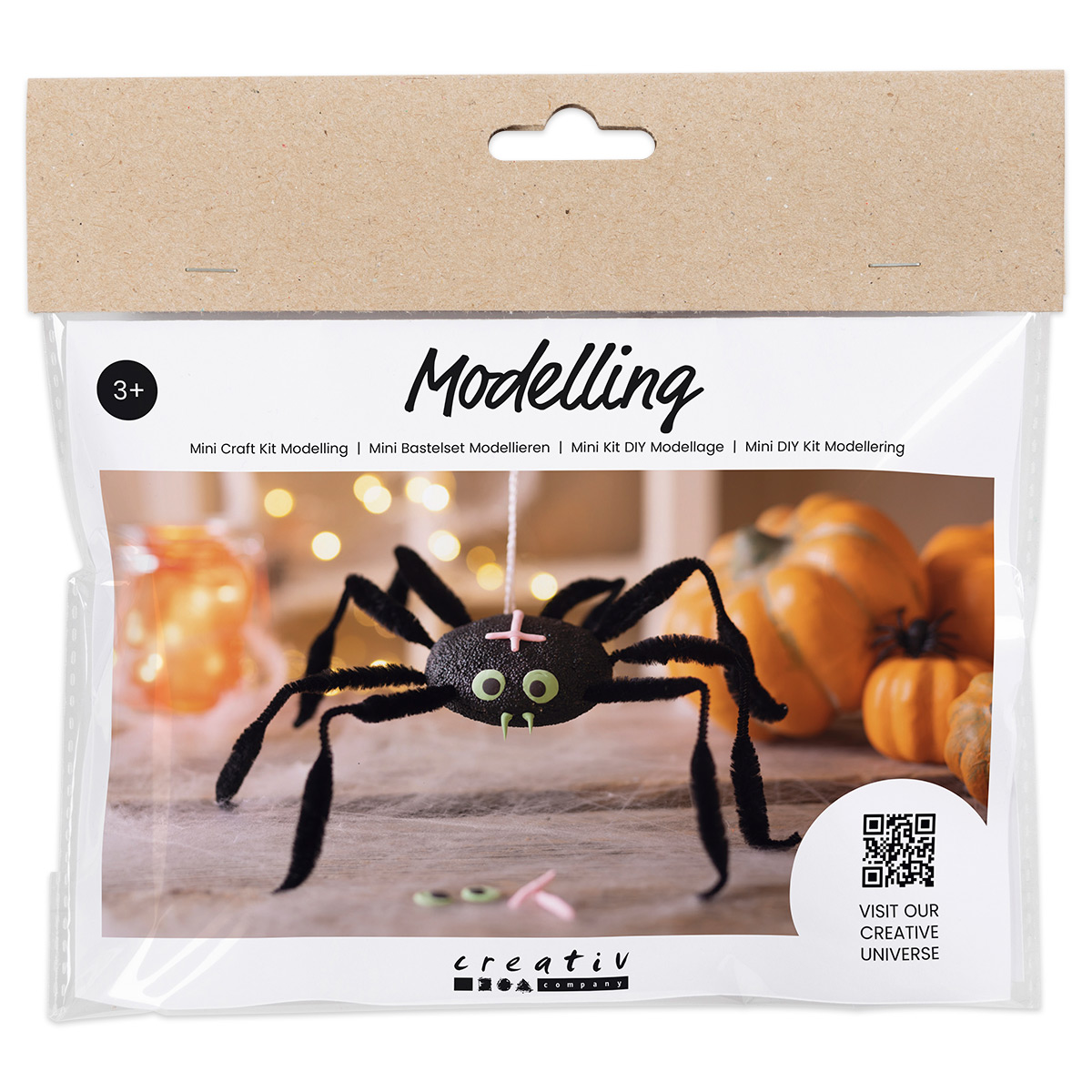 Kreativset Halloween Spinne