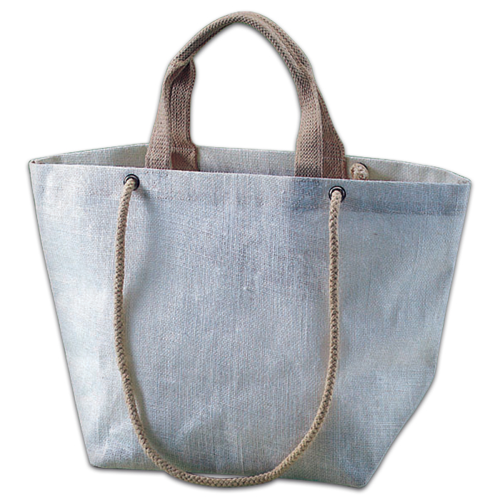 Shopping-Bag mit Geldbeutel 40x29cm natur