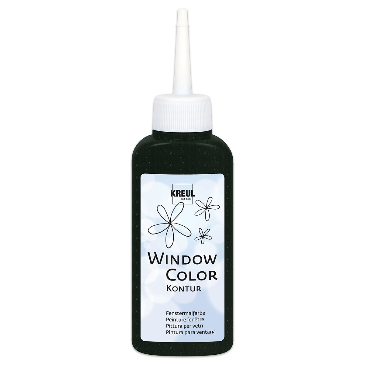 KREUL Window Color Konturenfarben 80ml schwarz