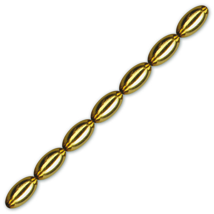 502121168n9cuPOg74o9g Wachsoliven/-reiskörner 4x8mm 60 St. goldfarben