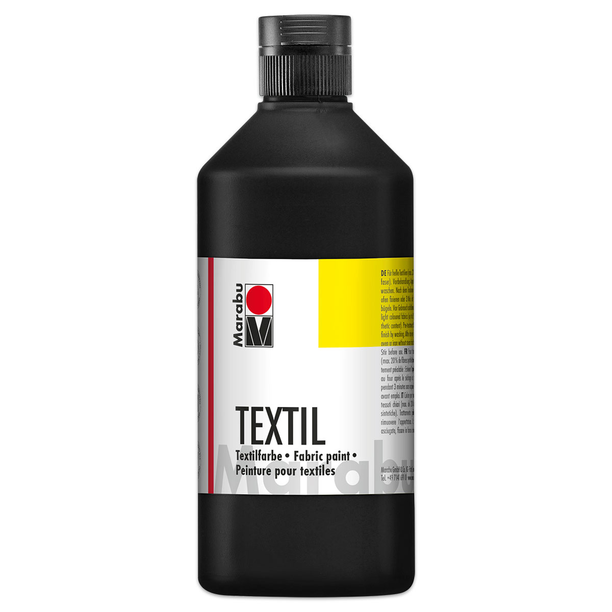 Marabu Textil 500ml schwarz