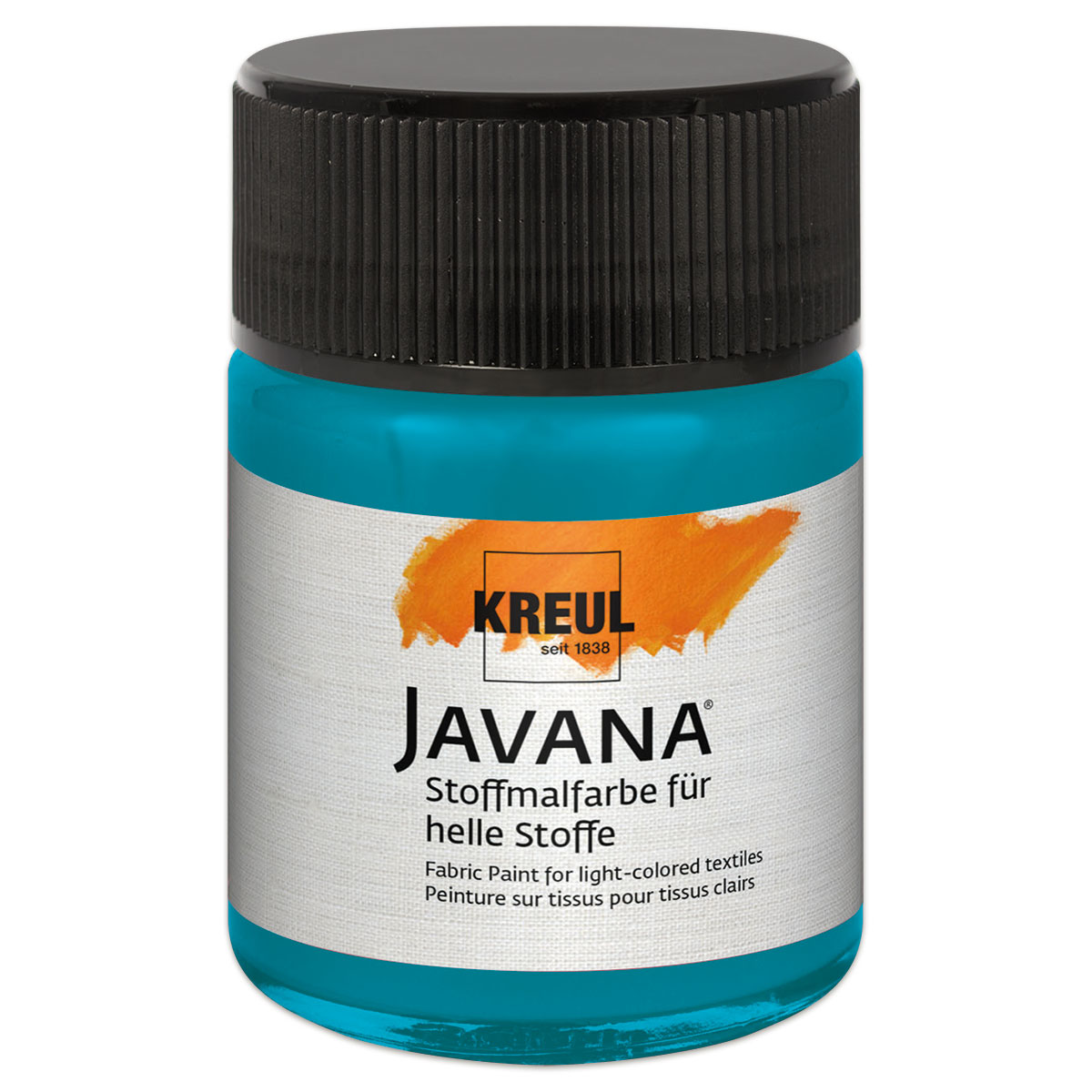 KREUL Javana Stoffmalfarbe helle Stoffe 50ml türkisblau
