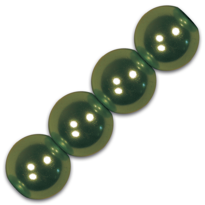Wachsperlen 6mm 60 St. grün