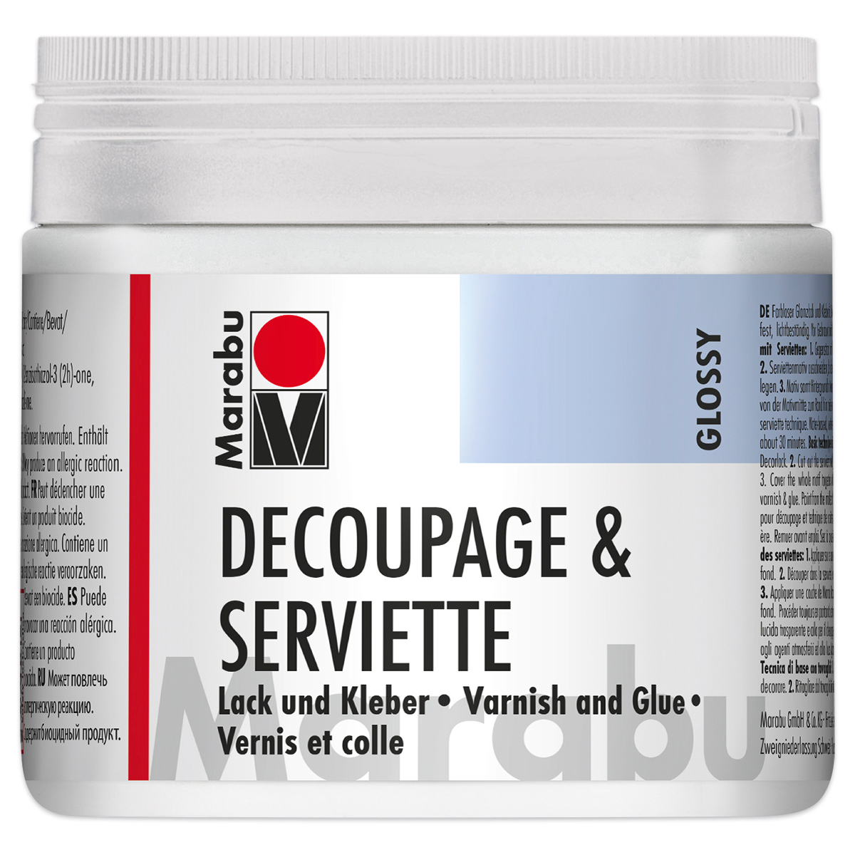 Servietten Lack & Kleber 500ml glänzend