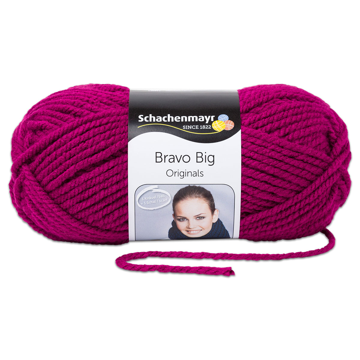 Wolle Bravo Big classic 200g himbeere