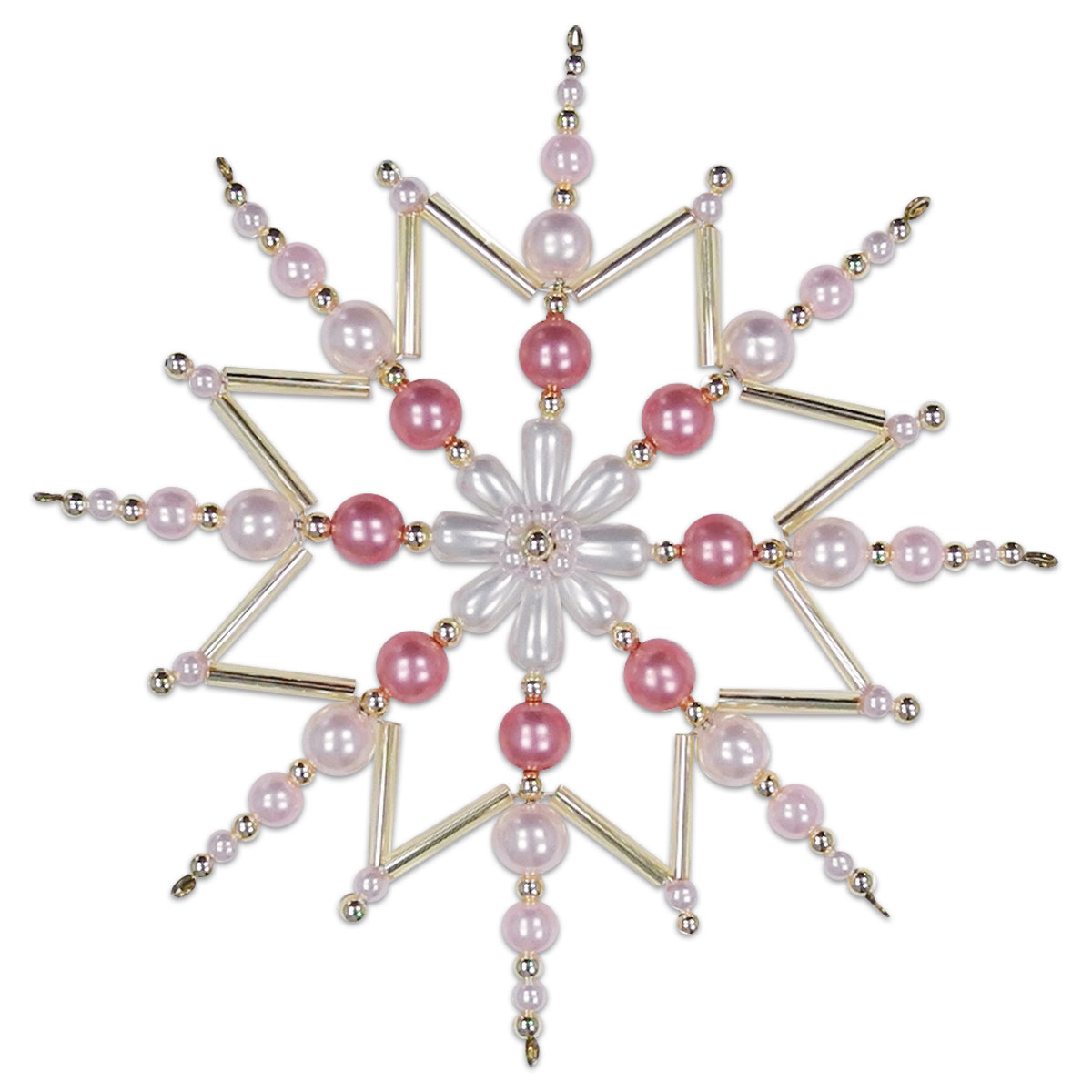 52221215H9vD0IIG0K52c Sternenzauber Bastelset Ø ca. 12cm rosa-goldfarben