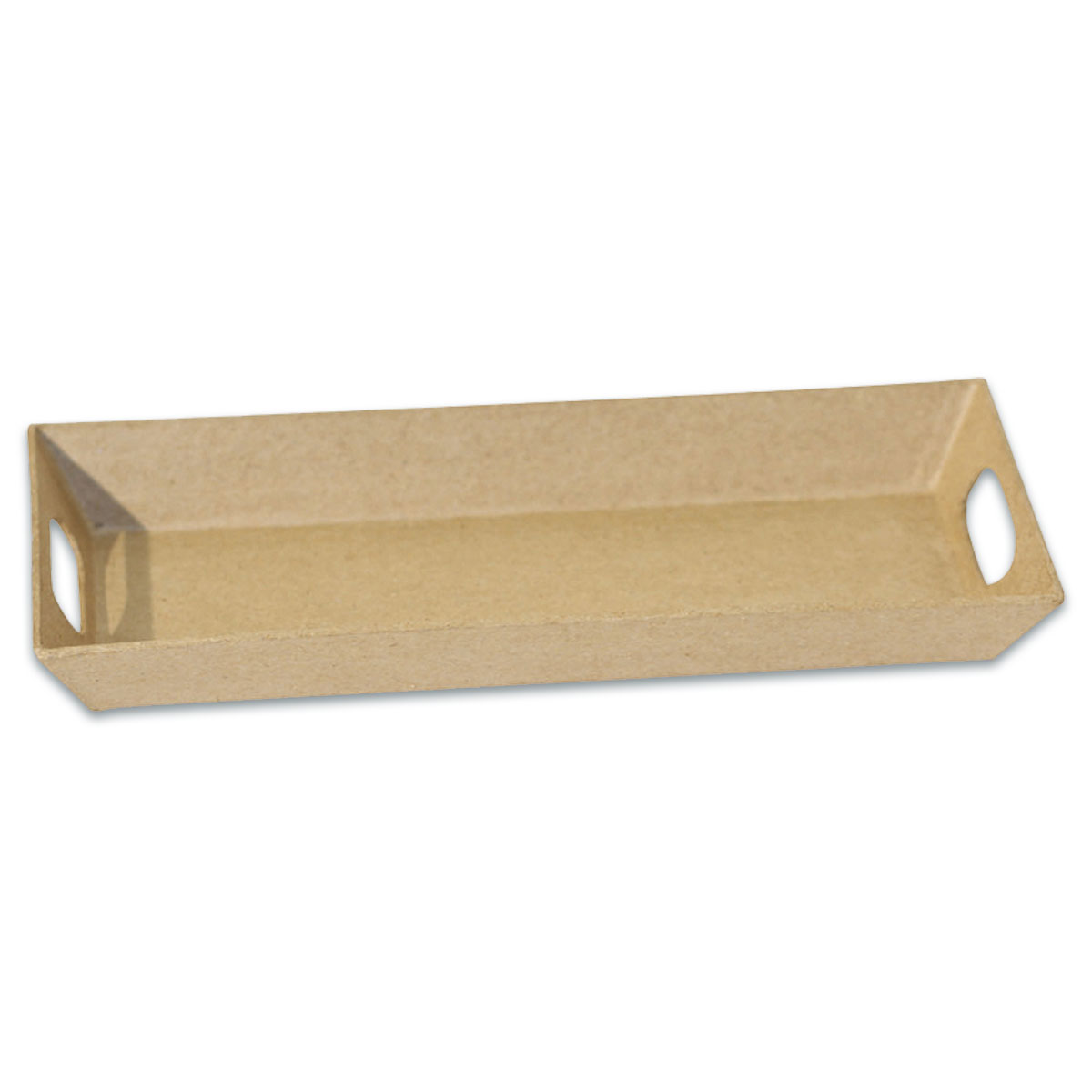 Tablett rechteckig Pappe ca. 11x26x3cm