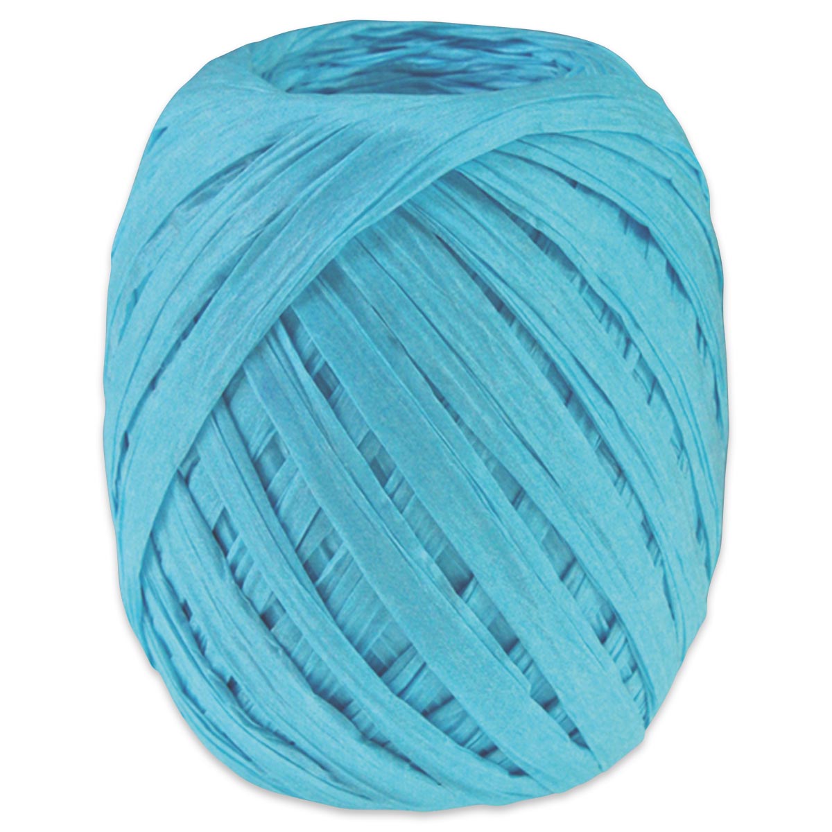 Paper-Raffia Bastband 10mm 30m aquamarin
