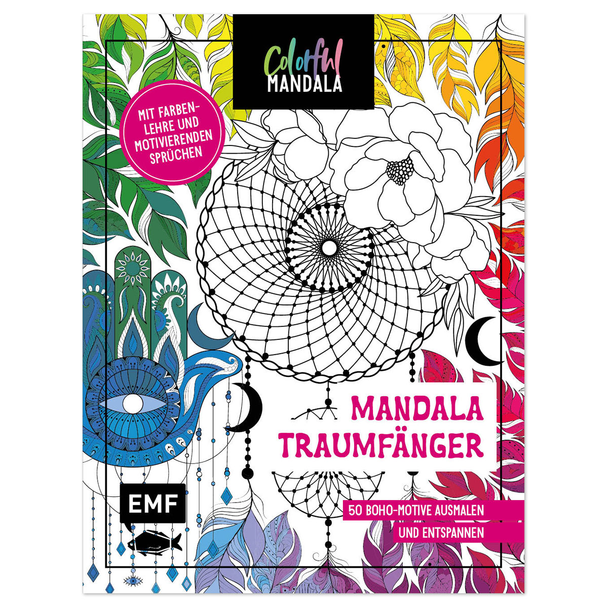 Buch - Colorful Mandala Traumfänger
