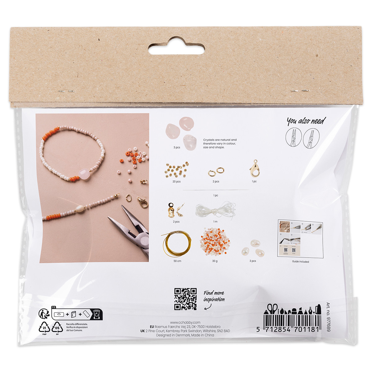 Mini-Kreativ Set Schmuck Rosenquarz Mini-Kreativ Set Schmuck Rosenquarz