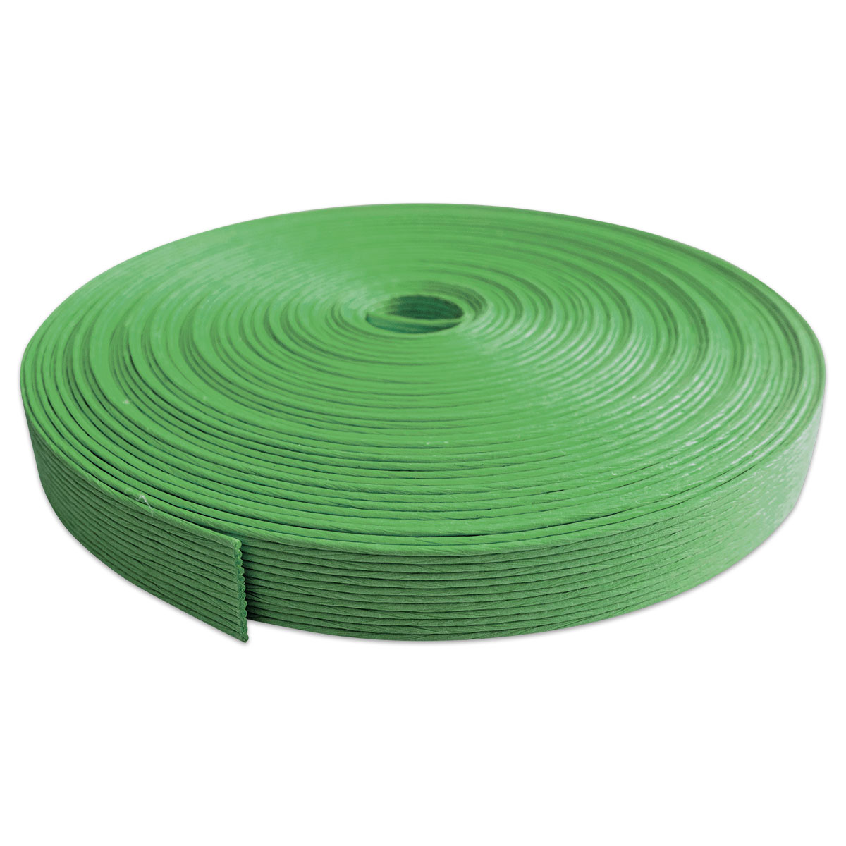 Kamihimo Flechtband Papier 15mm 15m grasgrün