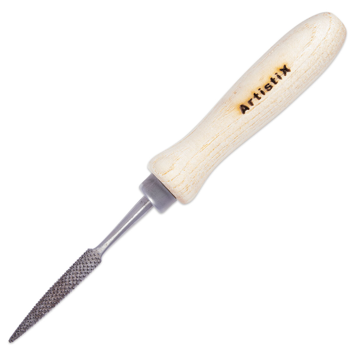 50927495eYVFqICj8mPy9 Specksteinraspel Holz/Metall 19cm lang spitz-breit