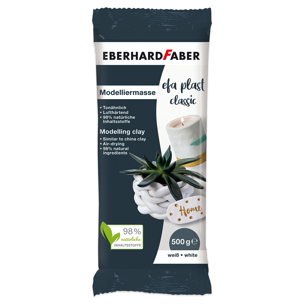 EFA Plast classic Modelliermasse 500g weiß