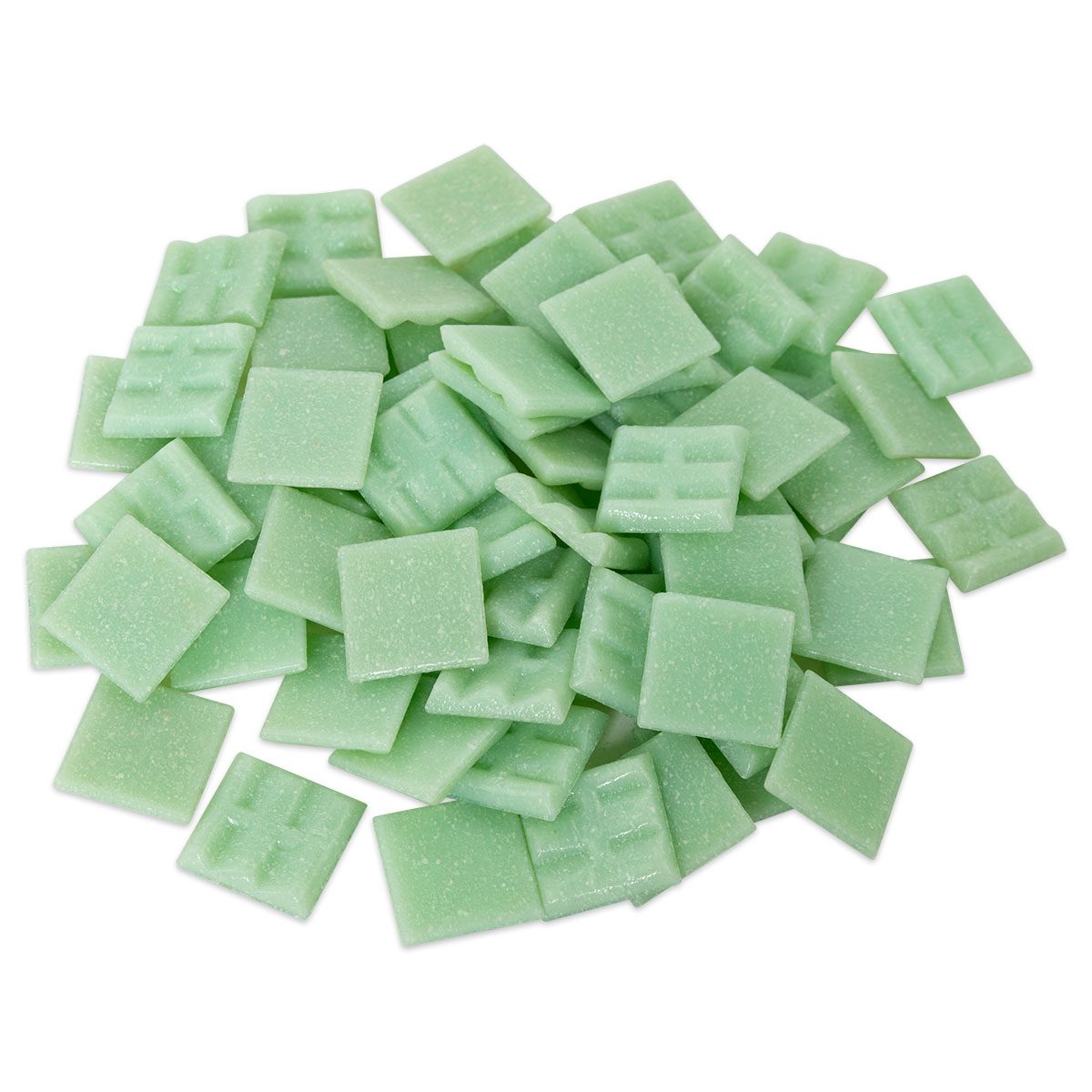 Glasmosaik Joy 10x10x4mm 1kg pastellgrün Glasmosaik Joy 10x10x4mm 1kg pastellgrün