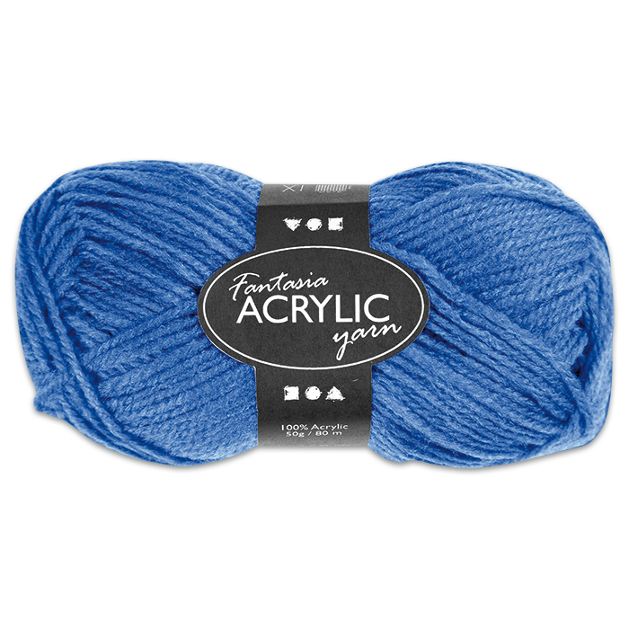 Fantasia Acryl-Wolle 50g blau