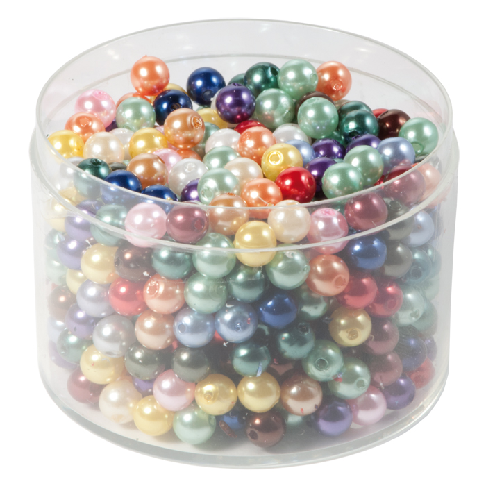 Wachsperlen 4mm 50g ca. 1.600 St. bunt mix