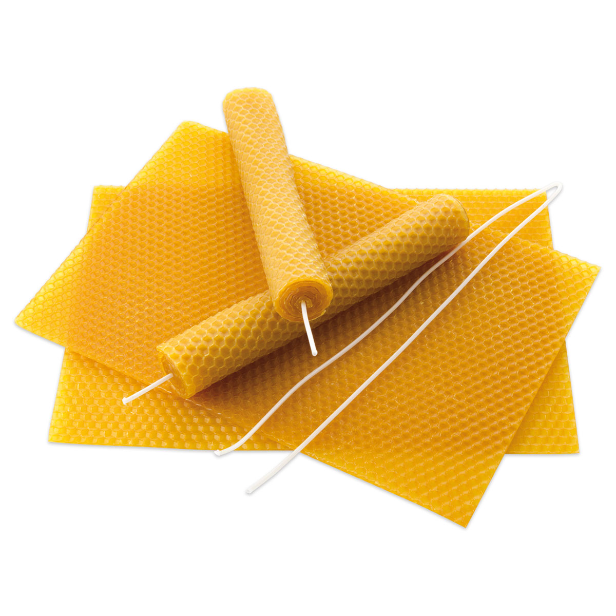 58700002xFf0RyclcZcuL Bienenwachswaben Set 100x250mm 15 Platten