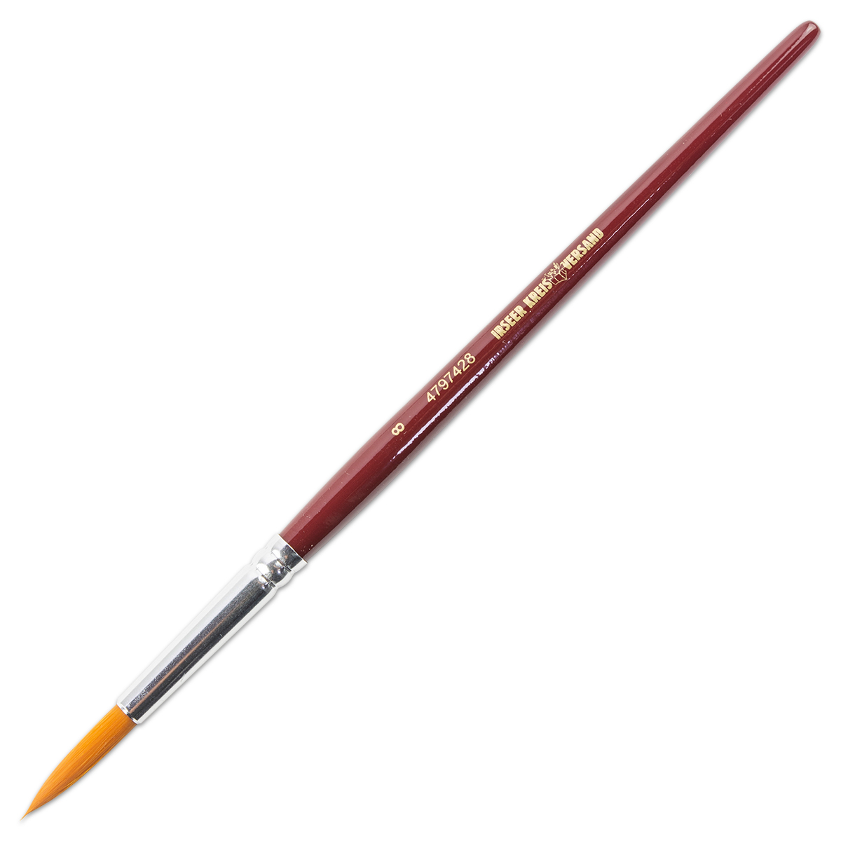Pinsel Synthetik rund Gr. 8