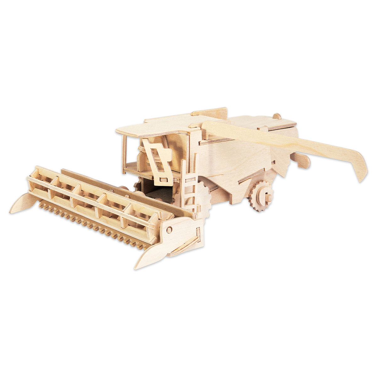 Holzbausatz Mähdrescher ca. 21x8,3x18,8cm 48 Teile